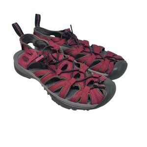 Keen Newport Sandals Shoes Water Hiking Trail Womens Size 6 Red Dark Pink